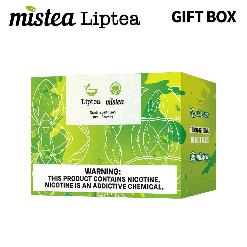 Mistea&Liptea Gift Box Set Nicotine Salt E-liquid, 5:5, 18mg, 10ml, Fruit-tea-flavored E-juice