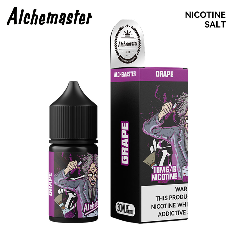 ALCHEMASTER Crystal Grape Nicotine Salts E-Liquid