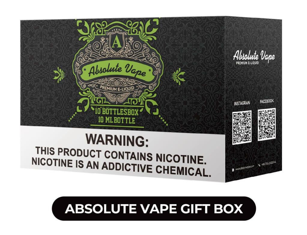 ABSOLUTE VAPE Gift Box Set Nicotine Salt E-liquid, 5:5