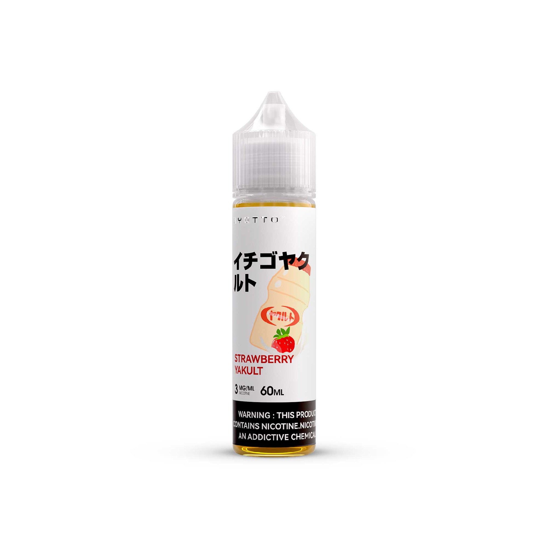 kyotto Strawberry Yakult 60ML Nicotine Salt E-liquid
